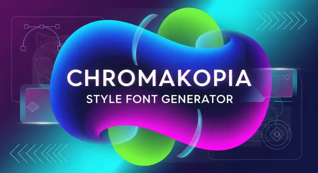 Chromakopia Style Font Generator
