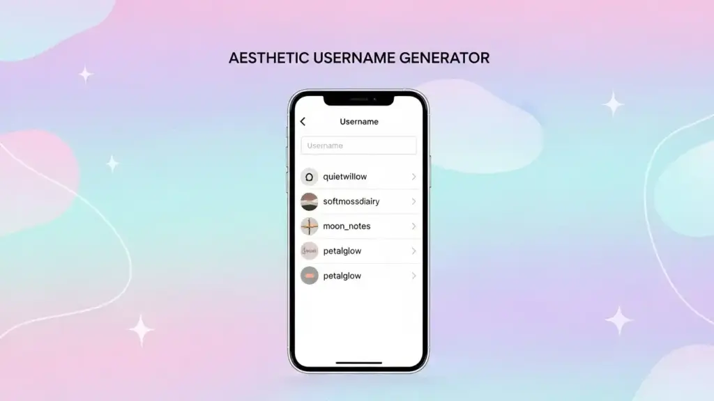Aesthetic Username Generator